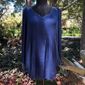 Style & Co. (Macy’s) Gauze Top with Smocking